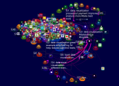 data visualization Twitter NodeXL SNA Map and Report for Thursday, 25 April 2019 at 18:01 UTC